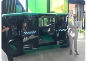 «Сбер-Автотех» представил на ПМЭФ-2021 свой беспилотный автомобиль